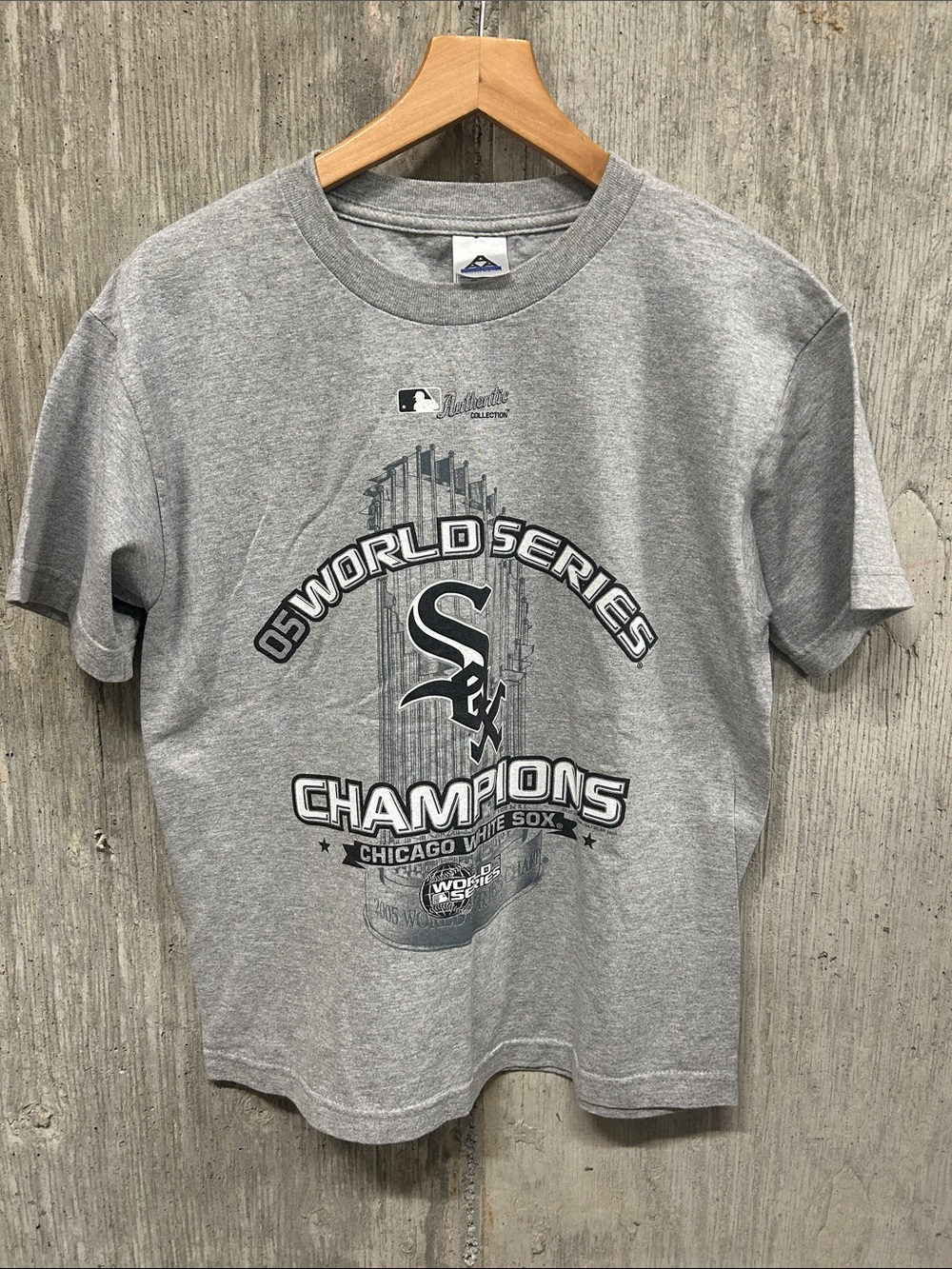 Chicago White Sox 2005 World Series Champions‎ Gray Tee